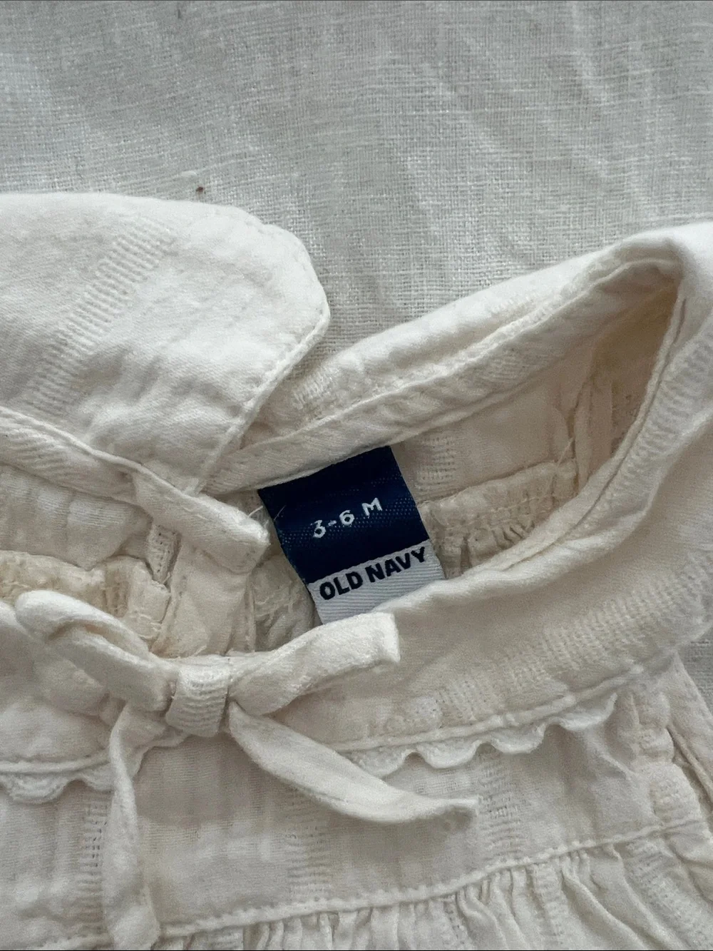 Old Navy Sleeveless Collared Textured Seersucker Dress for Baby